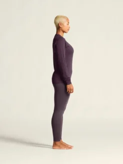 Women's Active Comfort LS 2 - DK PLUM
