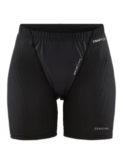 Women's Active Extreme X Wind Boxer Baselayer - Black/Granite