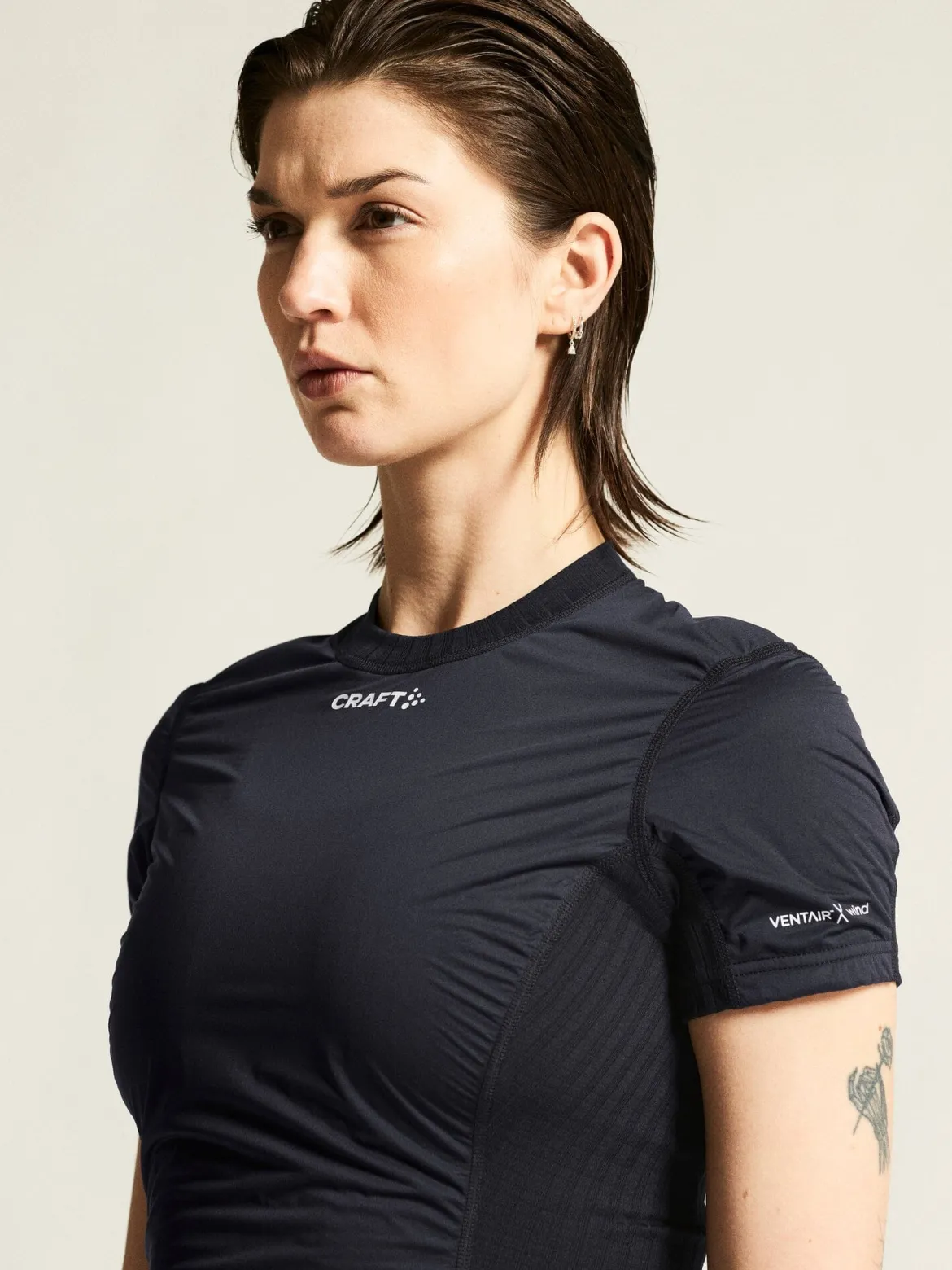 Women's Active Extreme X Wind SS - Black/Granite