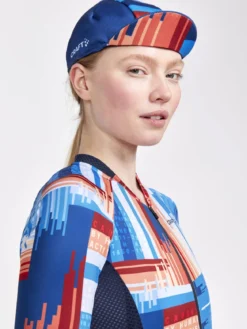 Women's ADV Endur Graphic Cycling Jersey - BLAZE/MULTI