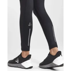Women's ADV Essence High Waist Warm Tights - Black