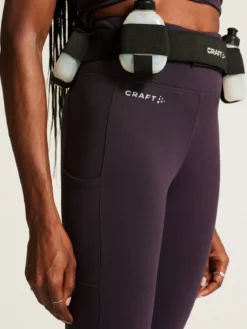 Women's ADV Essence High Waist Warm Tights - DK PLUM