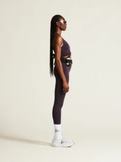 Women's ADV Essence High Waist Warm Tights - DK PLUM