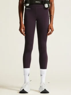 Women's ADV Essence High Waist Warm Tights - DK PLUM