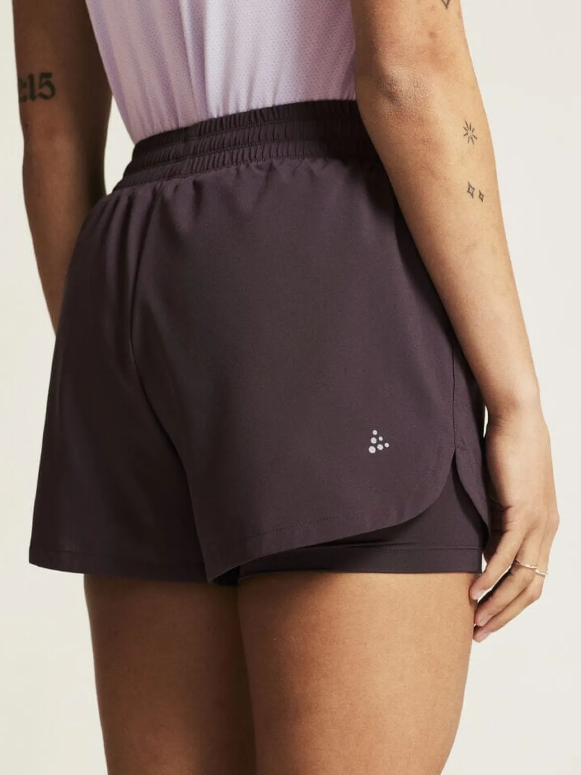 Women's ADV Essence 2-In-1 Shorts 2 - DK PLUM