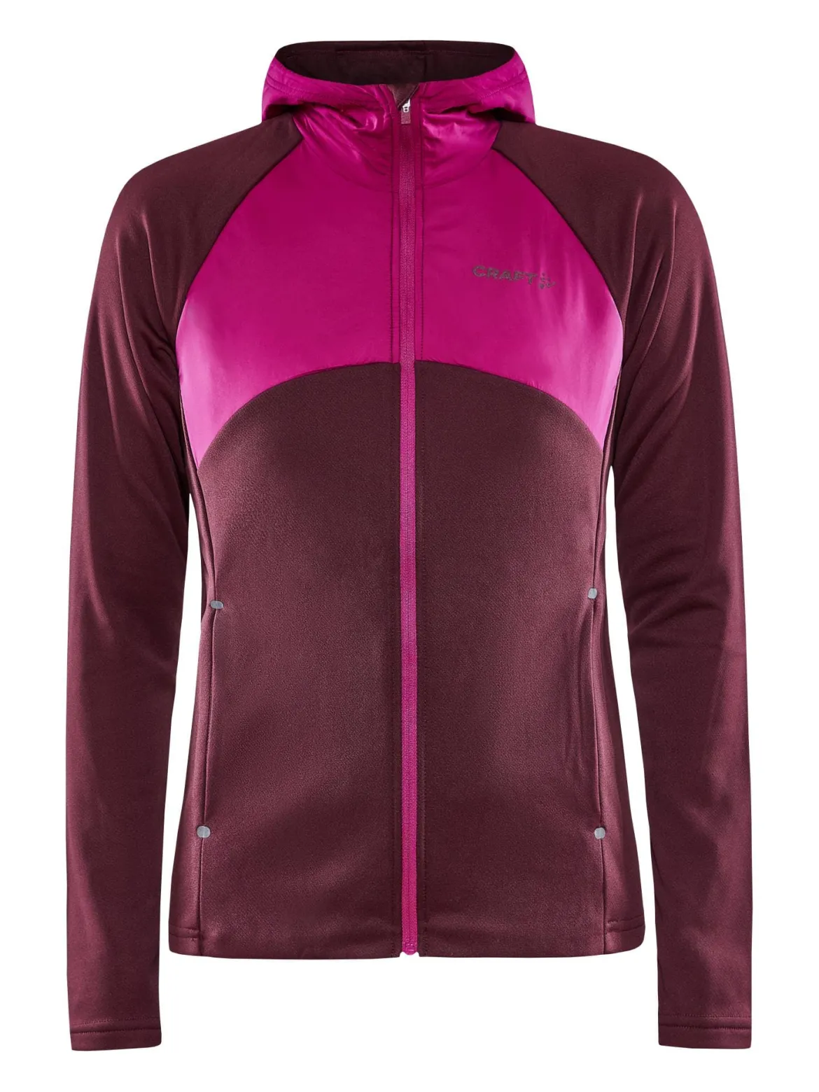 Women's ADV Essence Jersey Hood Jacket - ARROSA-REDDISH