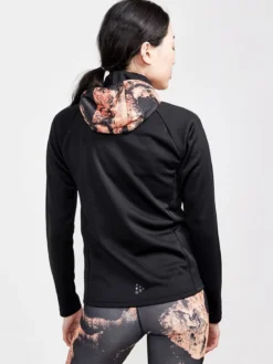 Women's ADV Essence Jersey Hood Jacket - ARROSA-REDDISH