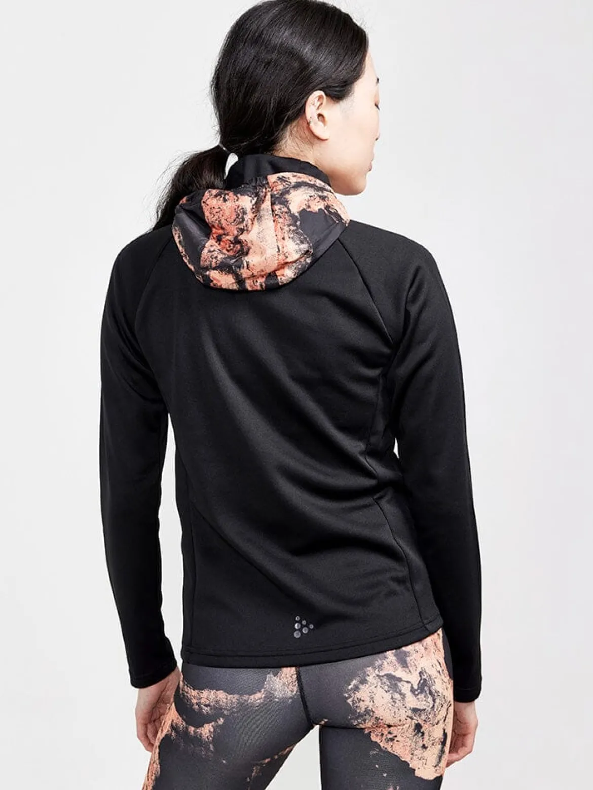 Women's ADV Essence Jersey Hood Jacket - ARROSA-REDDISH
