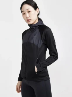 Women's ADV Essence Jersey Hood Jacket - Black
