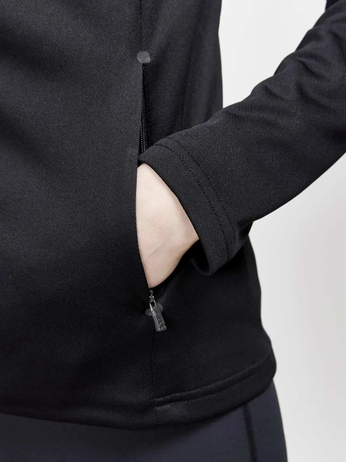 Women's ADV Essence Jersey Hood Jacket - Black