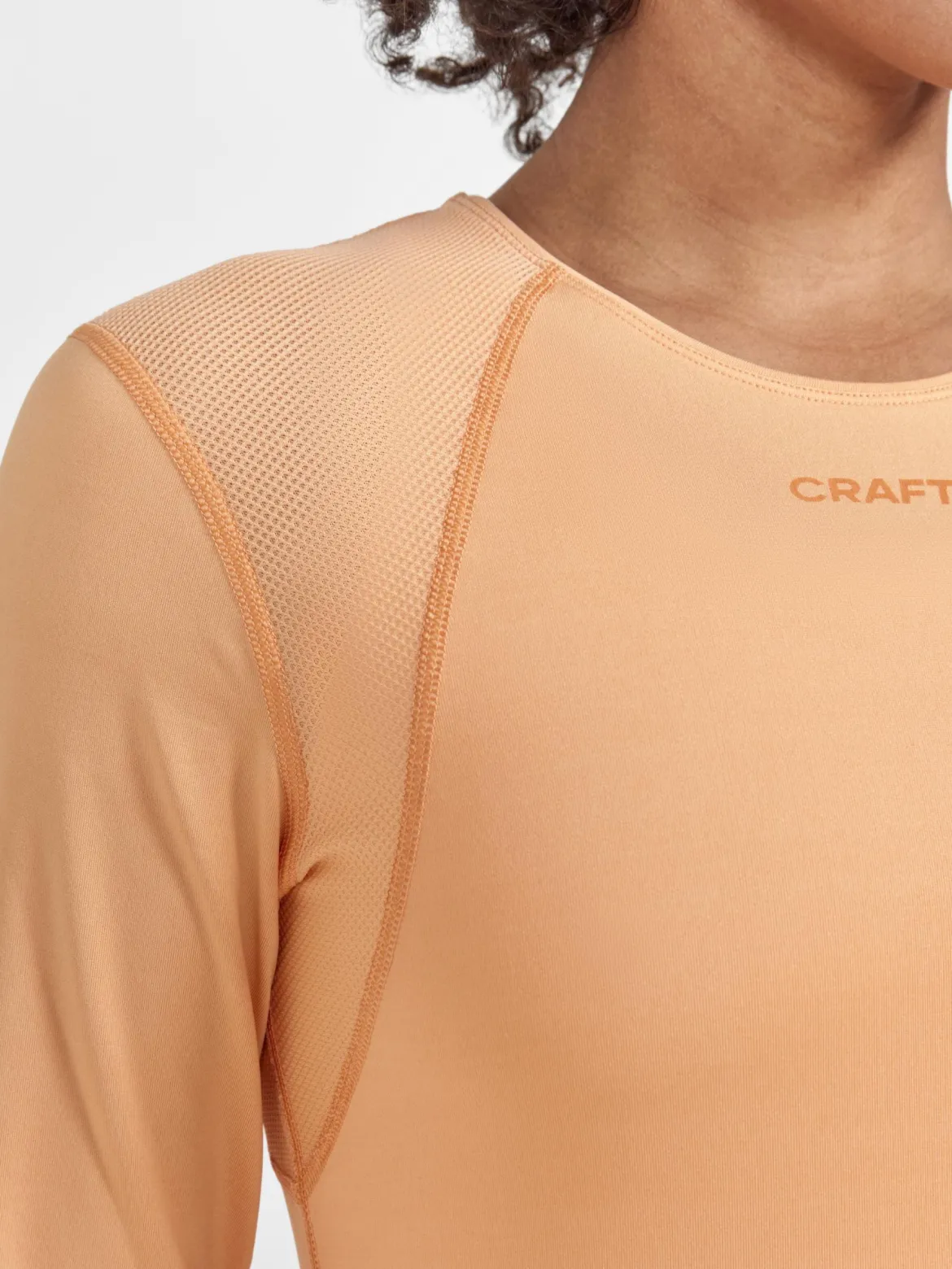 Women's ADV Essence Longsleeve Training Tee - PEACH
