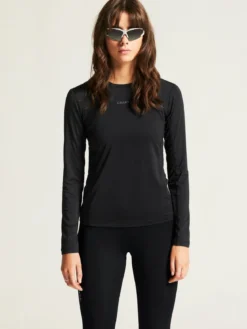 Women's Adv Essence LS Tee 2 - Black