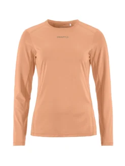 Women's Adv Essence LS Tee 2 - LIGHT SYRUP