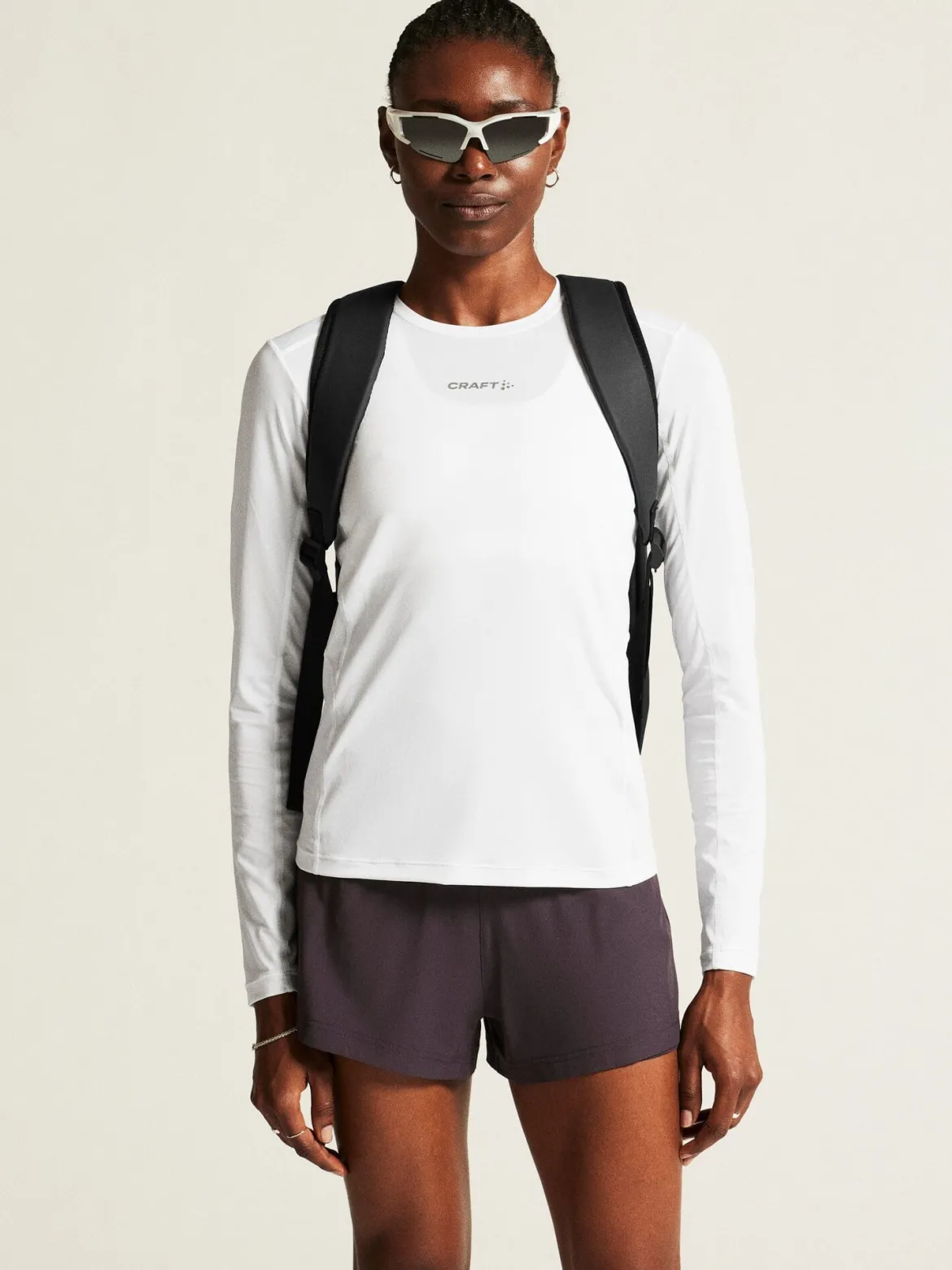 Women's Adv Essence LS Tee 2 - White