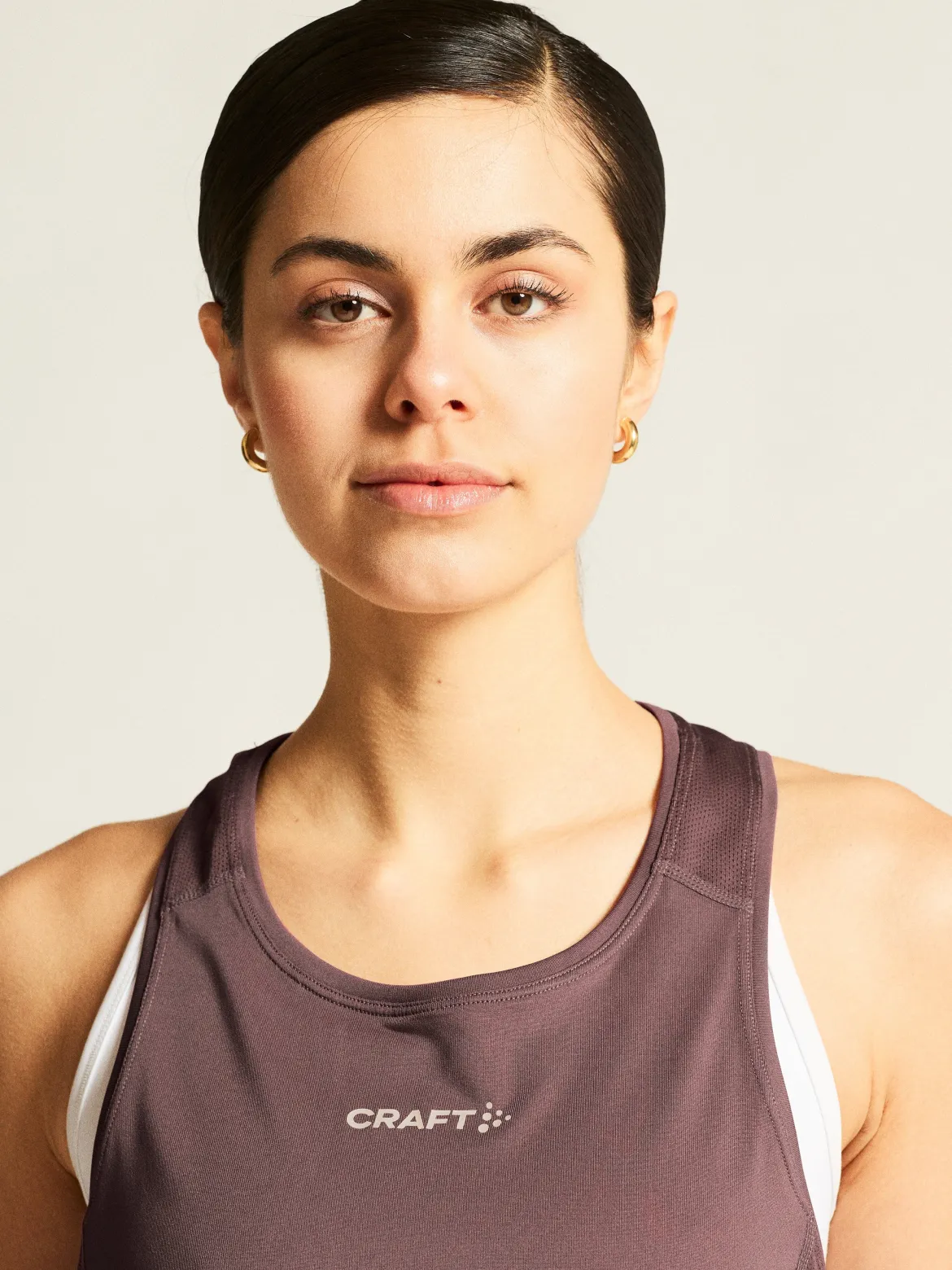 Women's Adv Essence Singlet 2 - FLINT
