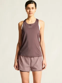 Women's Adv Essence Singlet 2 - FLINT