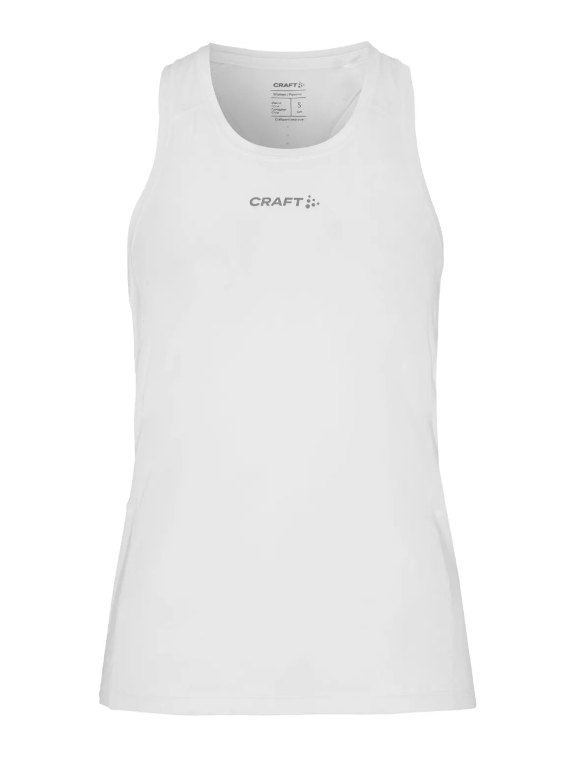 Women's Adv Essence Singlet 2 - White