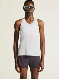 Women's Adv Essence Singlet 2 - White