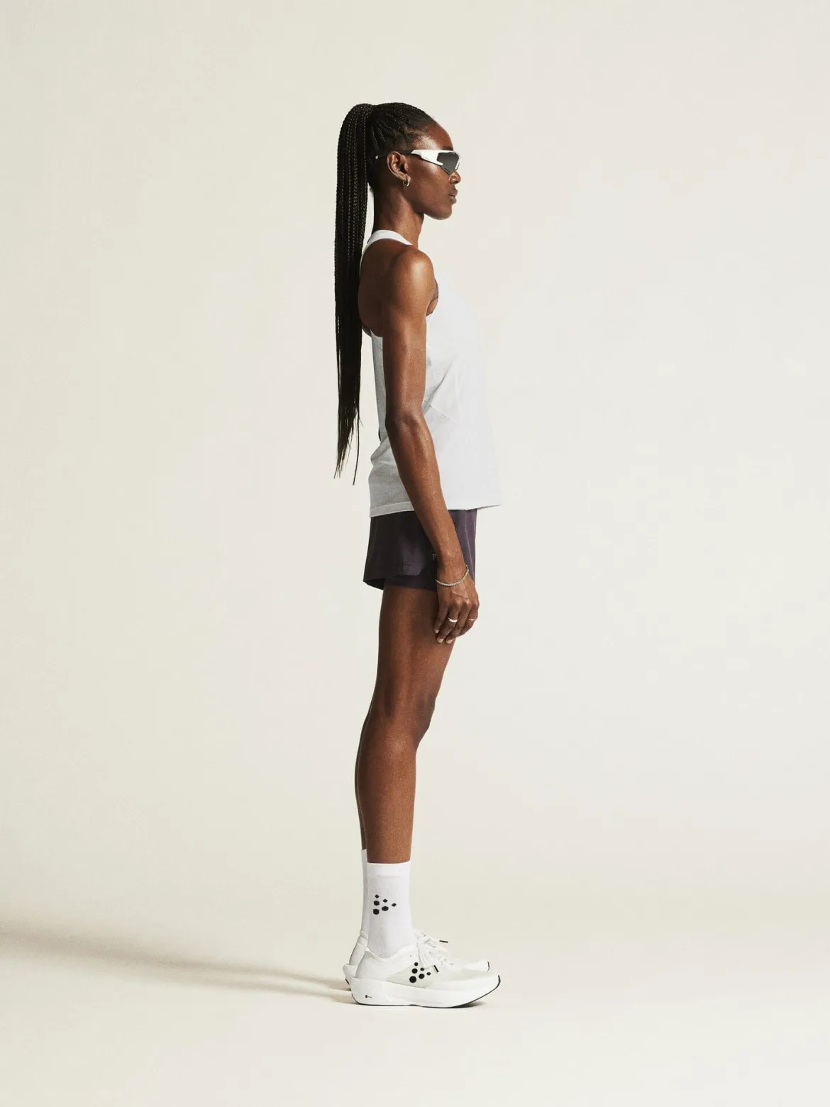 Women's Adv Essence Singlet 2 - White