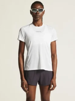 Women's Adv Essence SS Tee 2 - White