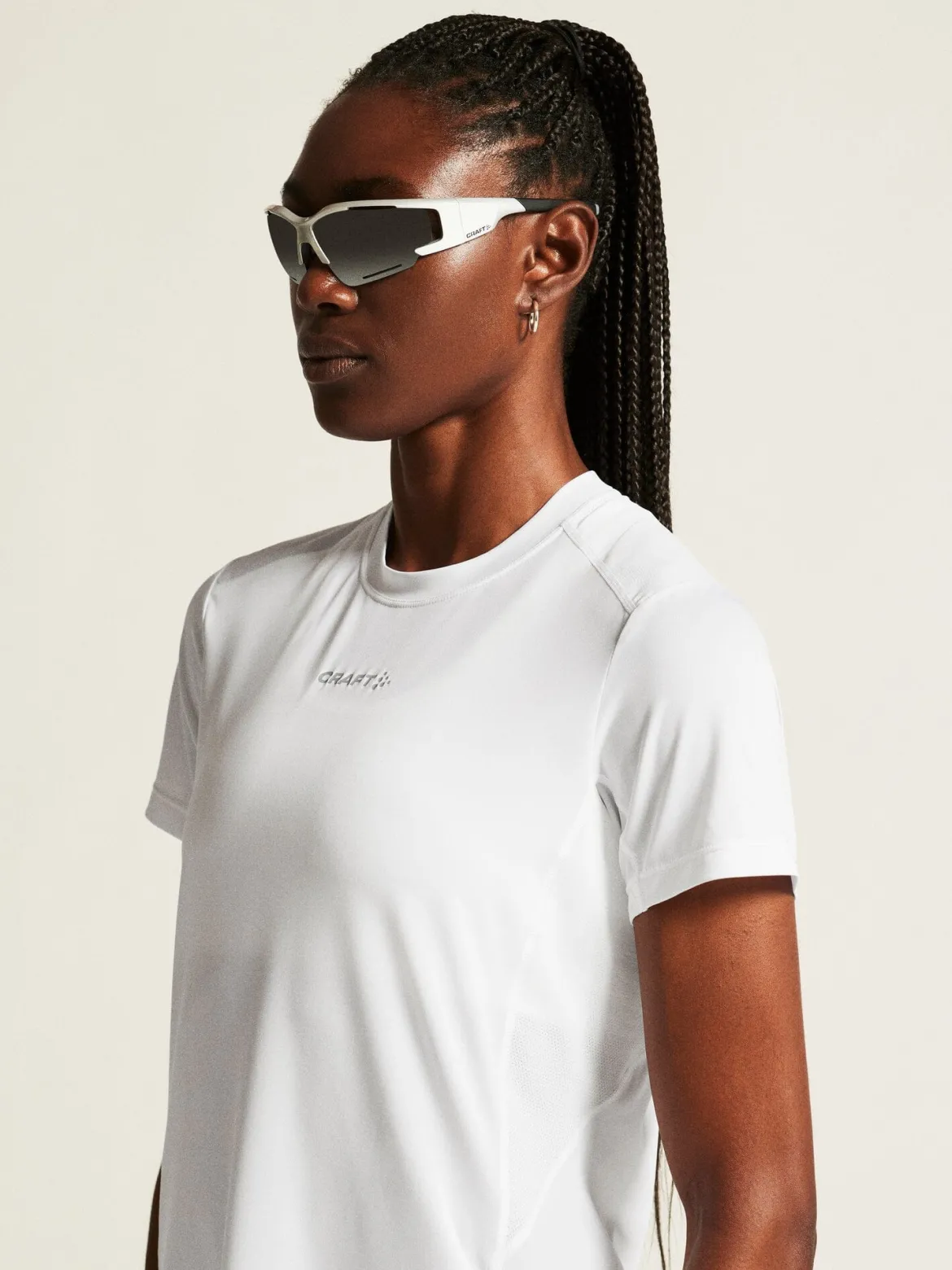 Women's Adv Essence SS Tee 2 - White