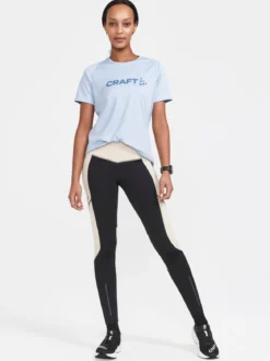 Women's ADV Essence Warm Tights - BLACK-ECRU