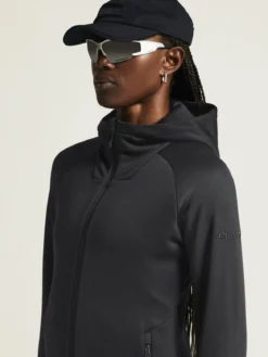 Women's ADV Explore Power Fleece Hood Jacket - Black