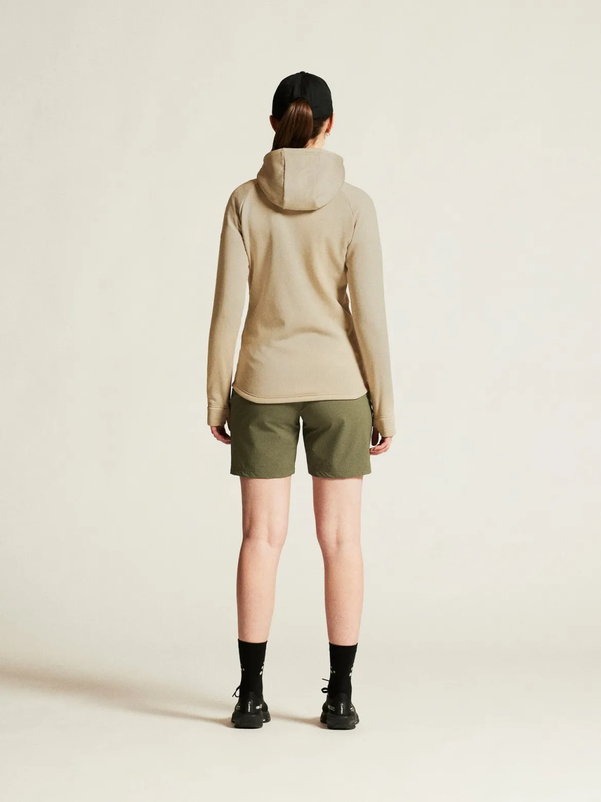 Women's ADV Explore Power Fleece Hood Jacket - Hay