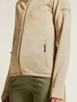 Women's ADV Explore Power Fleece Hood Jacket - Hay