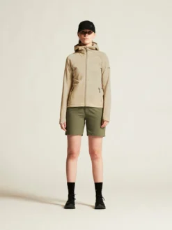 Women's ADV Explore Power Fleece Hood Jacket - Hay