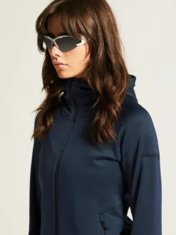 Women's ADV Explore Power Fleece Hood Jacket - Blaze