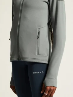Women's ADV Explore Power Fleece Hood Jacket - Leaf