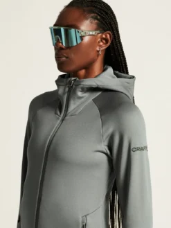 Women's ADV Explore Power Fleece Hood Jacket - Leaf