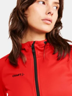 Women's ADV Full-Zip Hood - Bright Red