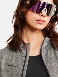 Women's ADV Full-Zip Hood - Dk Grey Melange