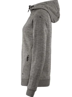 Women's ADV Full-Zip Hood - Dk Grey Melange