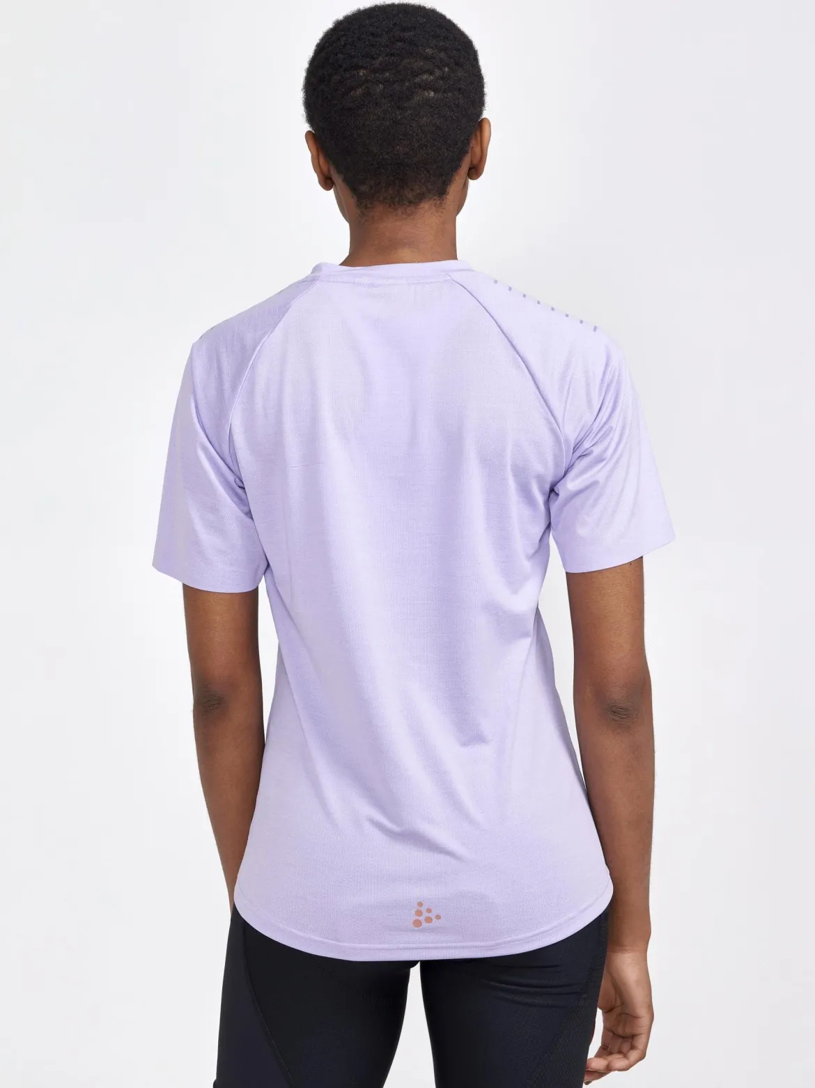 Women's ADV Gravel Bike Short Sleeve Tee - LAVENDER-MELANGE