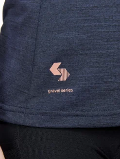 Women's ADV Gravel Bike Short Sleeve Tee - Black Melange
