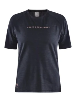 Women's ADV Gravel Bike Short Sleeve Tee - Black Melange