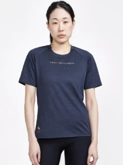 Women's ADV Gravel Bike Short Sleeve Tee - Black Melange