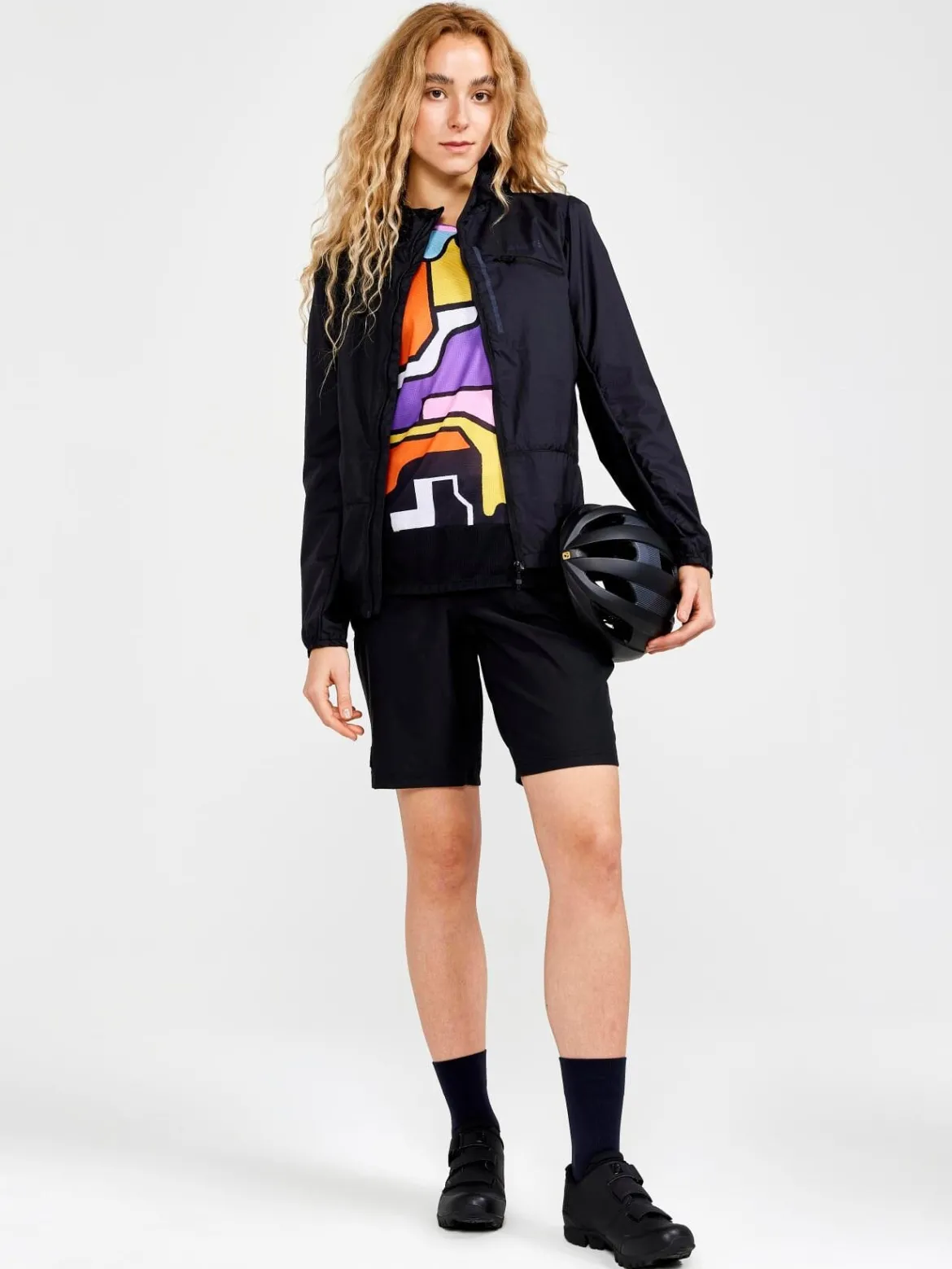 Women's ADV Gravel Wind Jacket - Black