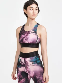 Women's ADV Hit Sport Top - BLACK/MULTI