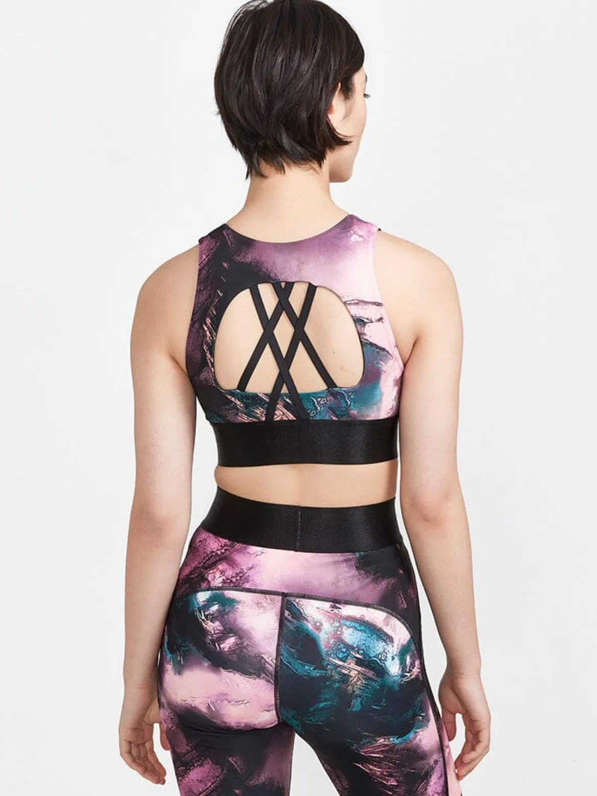 Women's ADV Hit Sport Top - BLACK/MULTI