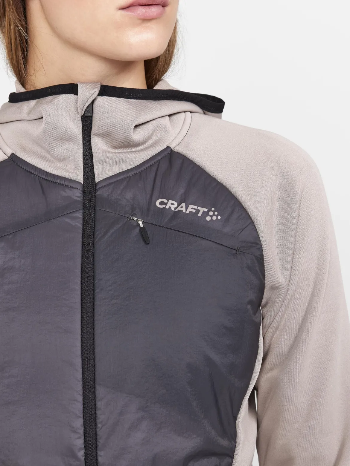Women's ADV Hybrid Midlayer - CLAY-BLACK