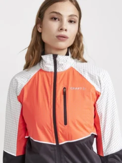 Women's ADV Hydro Lumen Cycling Jacket - SHOCK-ASH WHITE