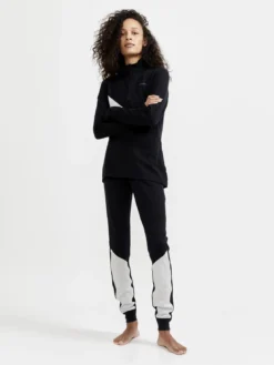 Women's ADV Nordic Wool Baselayer Pant - BLACK/ASH