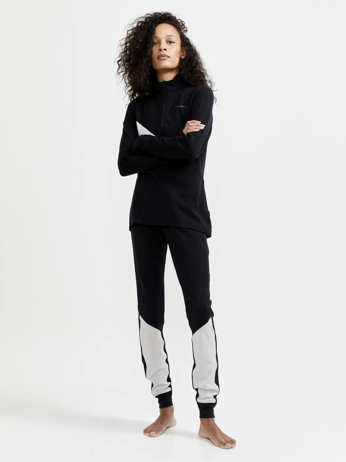 Women's ADV Nordic Wool Baselayer Pant - BLACK/ASH