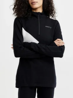 Women's ADV Nordic Wool Baselayer - BLACK/ASH