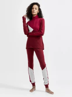 Women's ADV Nordic Wool Baselayer - RHUBARB-MACHINE