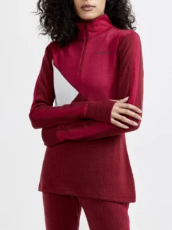 Women's ADV Nordic Wool Baselayer - RHUBARB-MACHINE